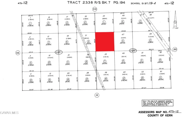 $7,400 | 142nd Street West, Rosamond, CA 93560
