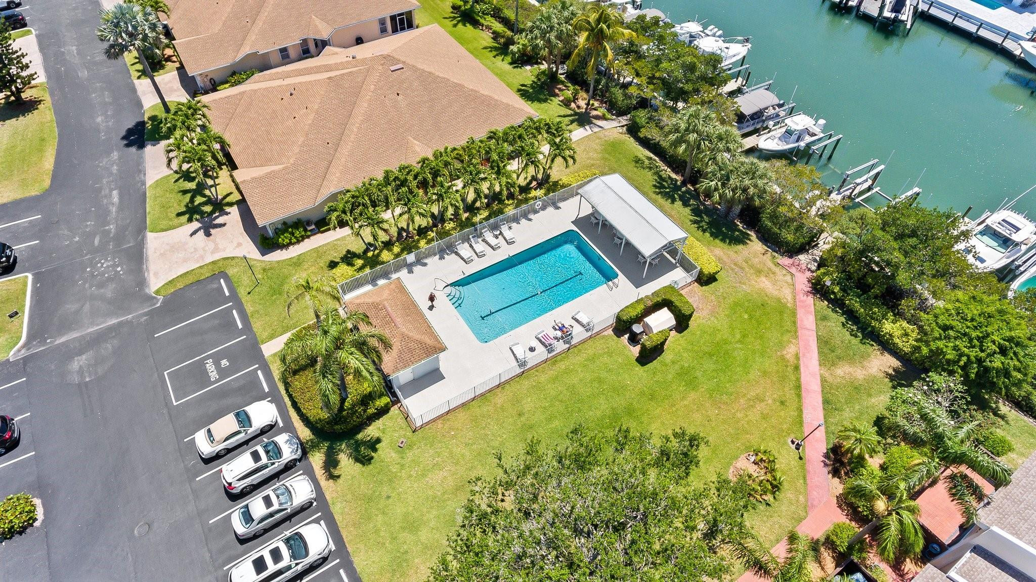 3017 Ocelot Way Fort Pierce, FL 34949 - Photo 11 of 20 an aerial view of a swimming pool