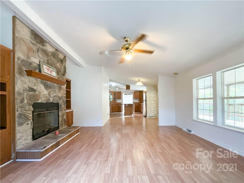 3512 Edwards Road Wingate, NC 28174 - Photo 23 of 42 a view of a livingroom with a fireplace and window