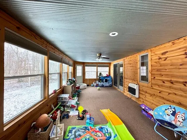 a very nice looking room with a large window