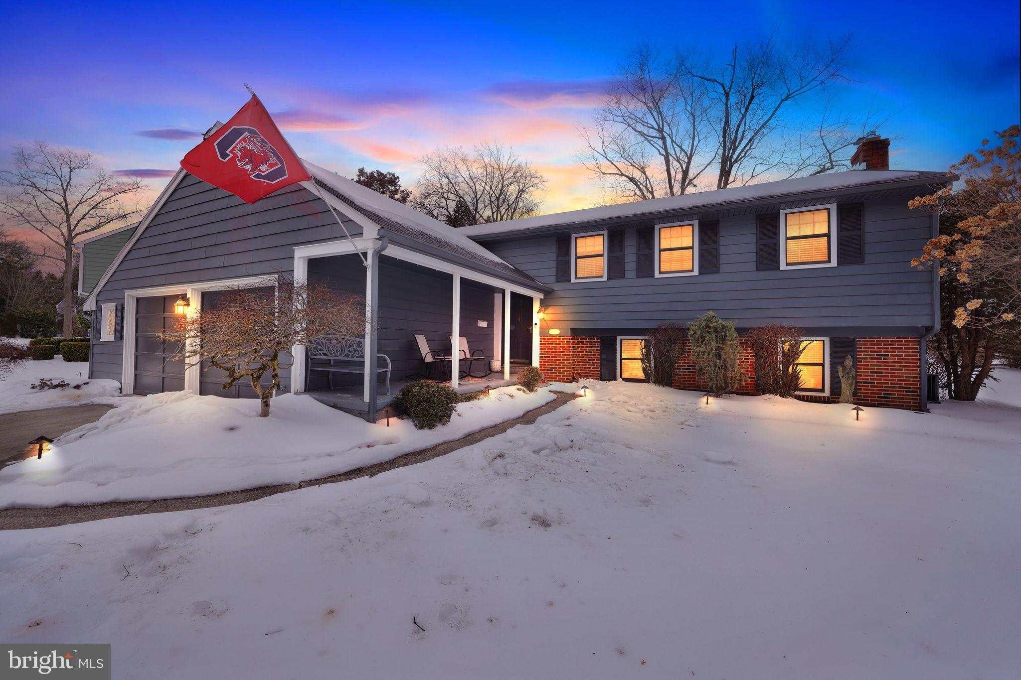 123 Pearl Croft Road Cherry Hill, NJ 08034 - Photo 38 of 41 Charming home nestled in a snowy landscape.