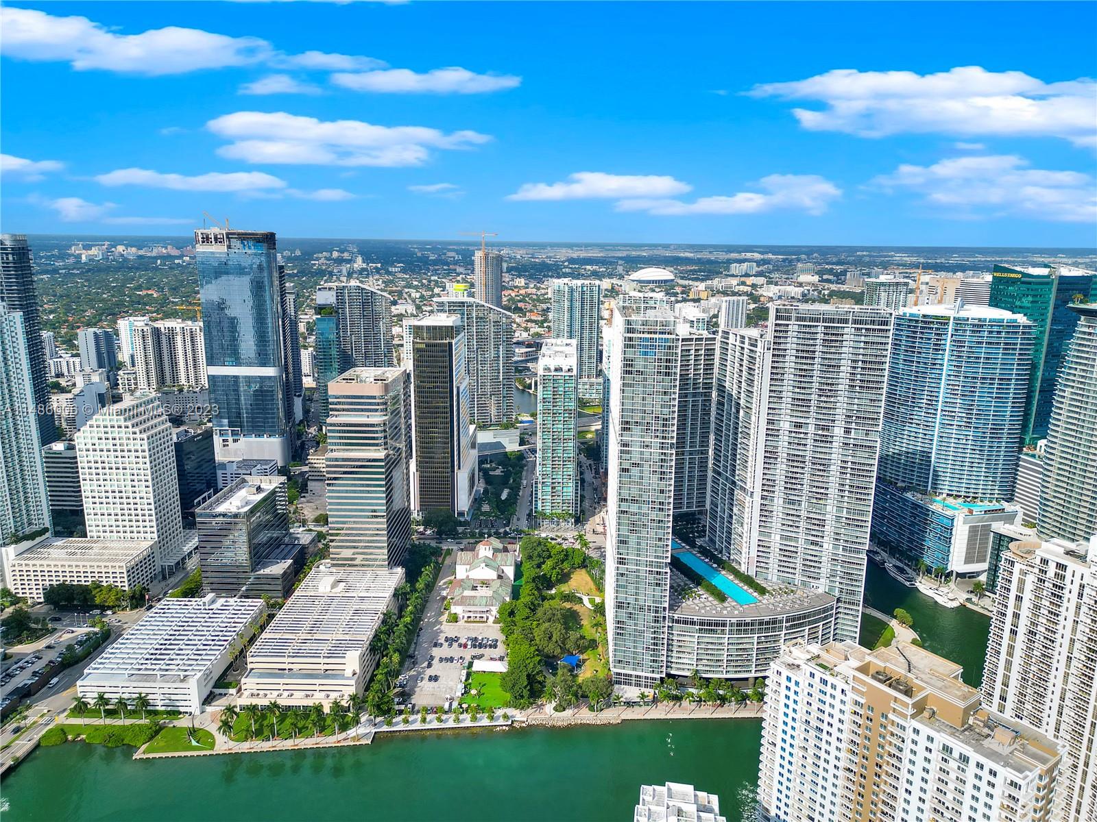 500 Brickell Avenue, Unit 2602 Miami, FL 33131 - Photo 4 of 38 a view of a city with tall buildings