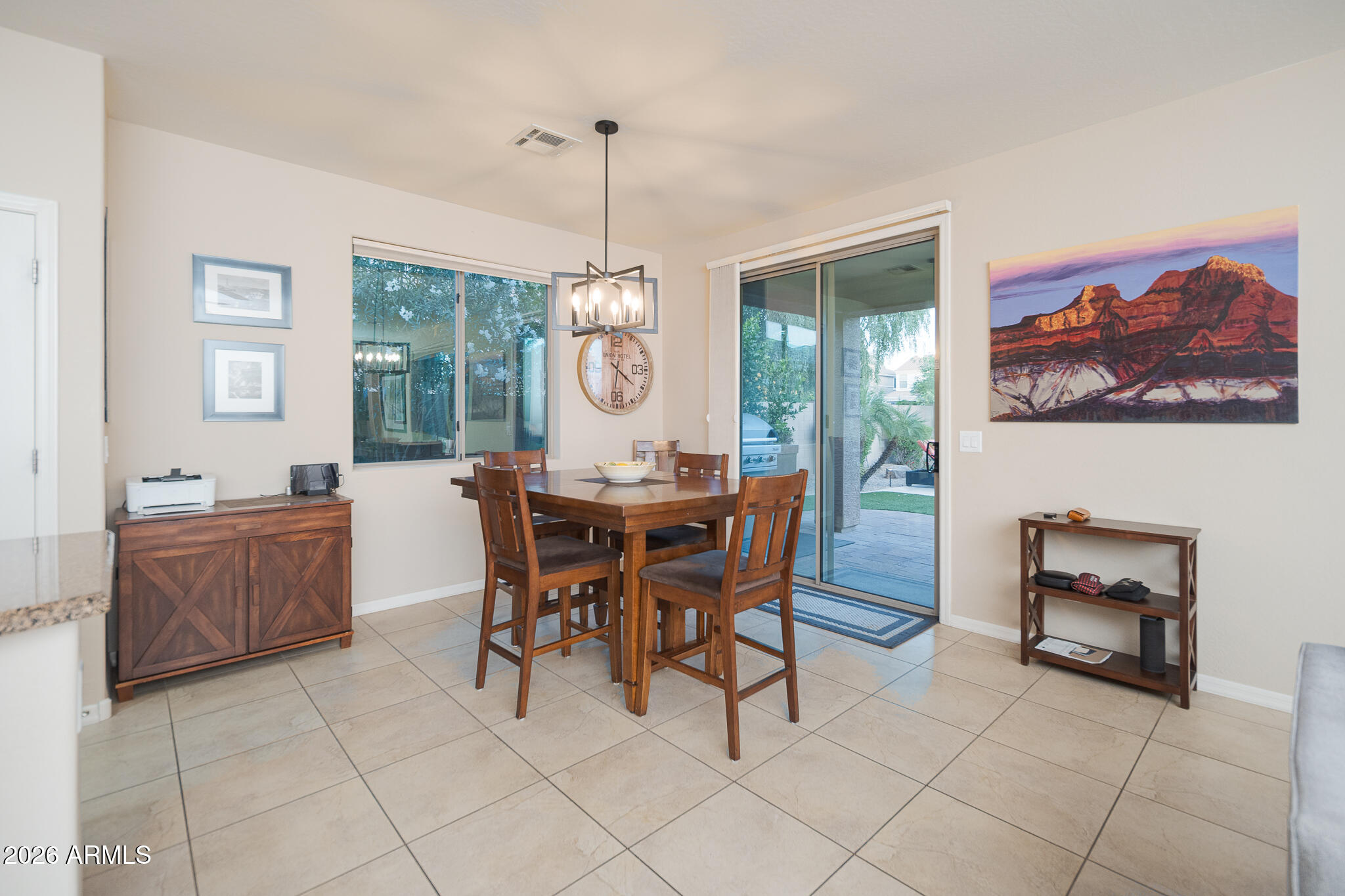 4421 East Blue Sage Road Gilbert, AZ 85297 - Photo 10 of 43 Dining with patio door