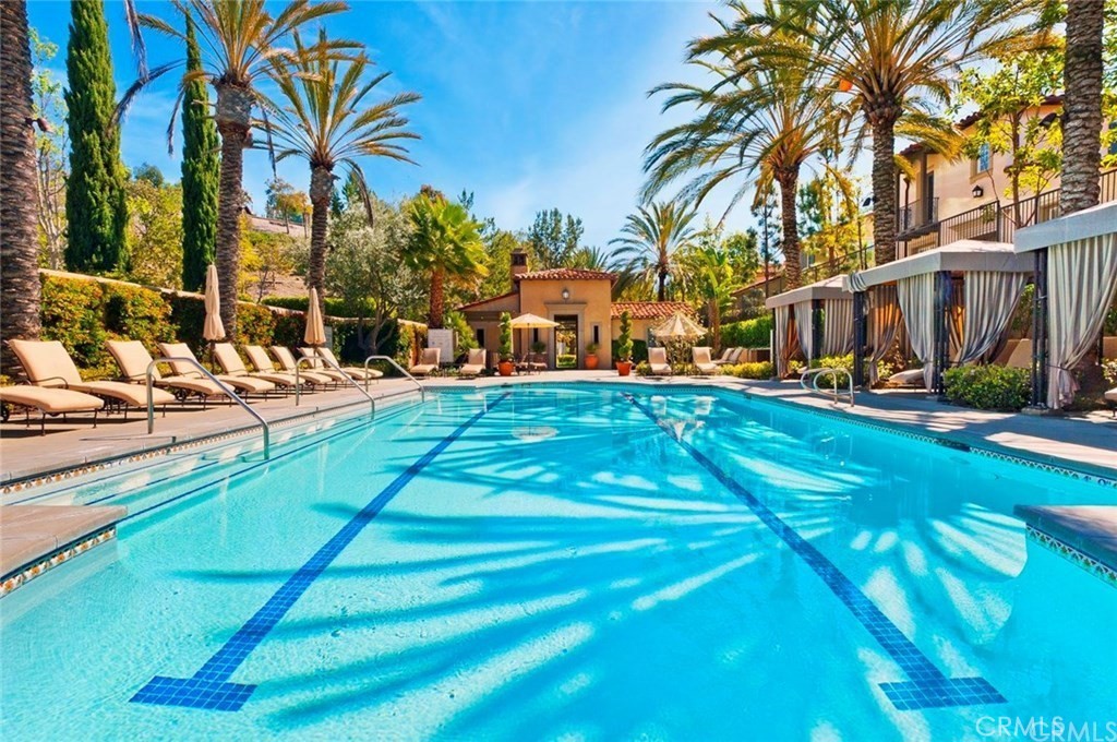 74 Clouds Irvine, CA 92603 - Photo 21 of 27 a view of a yard with palm trees