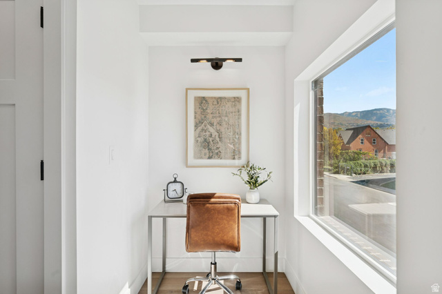 51 East 200 North, Unit 3 Bountiful, UT 84010 - Photo 14 of 27 Office space with baseboards and wood finished floors