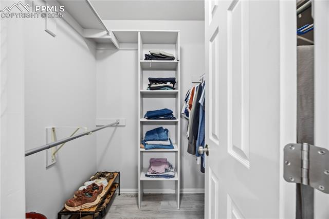 2135 Glenhill Road Colorado Springs, CO 80906 - Photo 27 of 50 Spacious closet with light wood-style flooring
