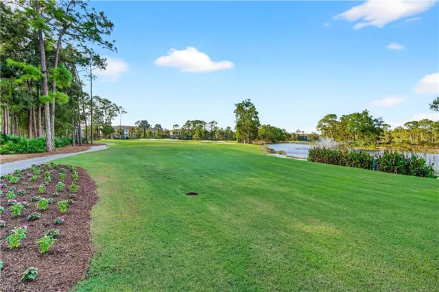 a view of a golf course