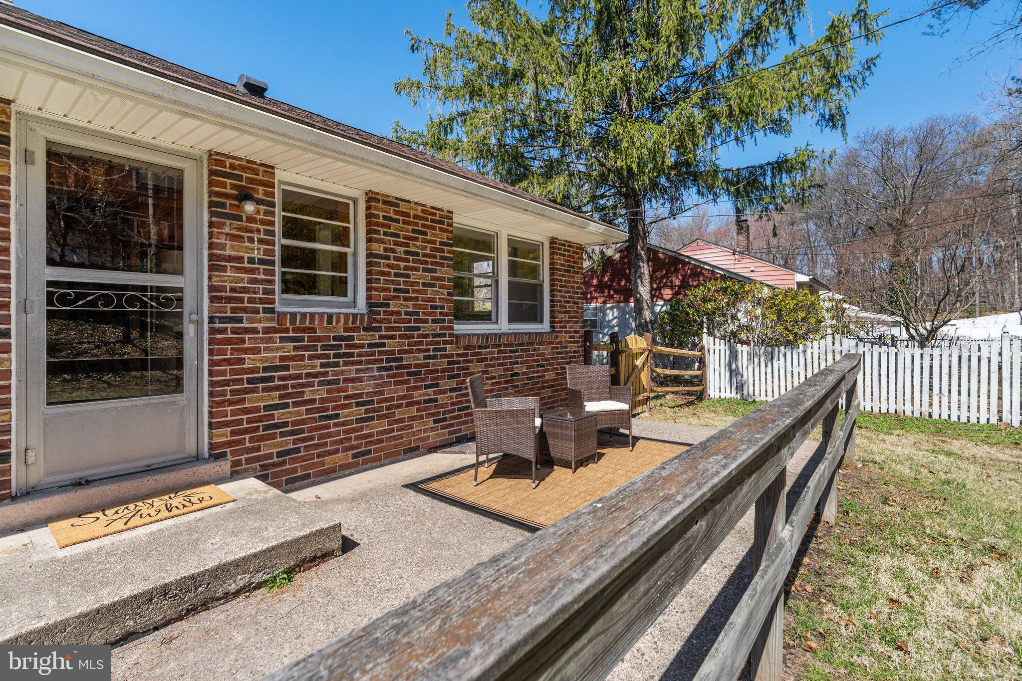 166 Davis Road Doylestown, PA 18901 - Photo 4 of 29 Concrete patio overlooks the fenced yard