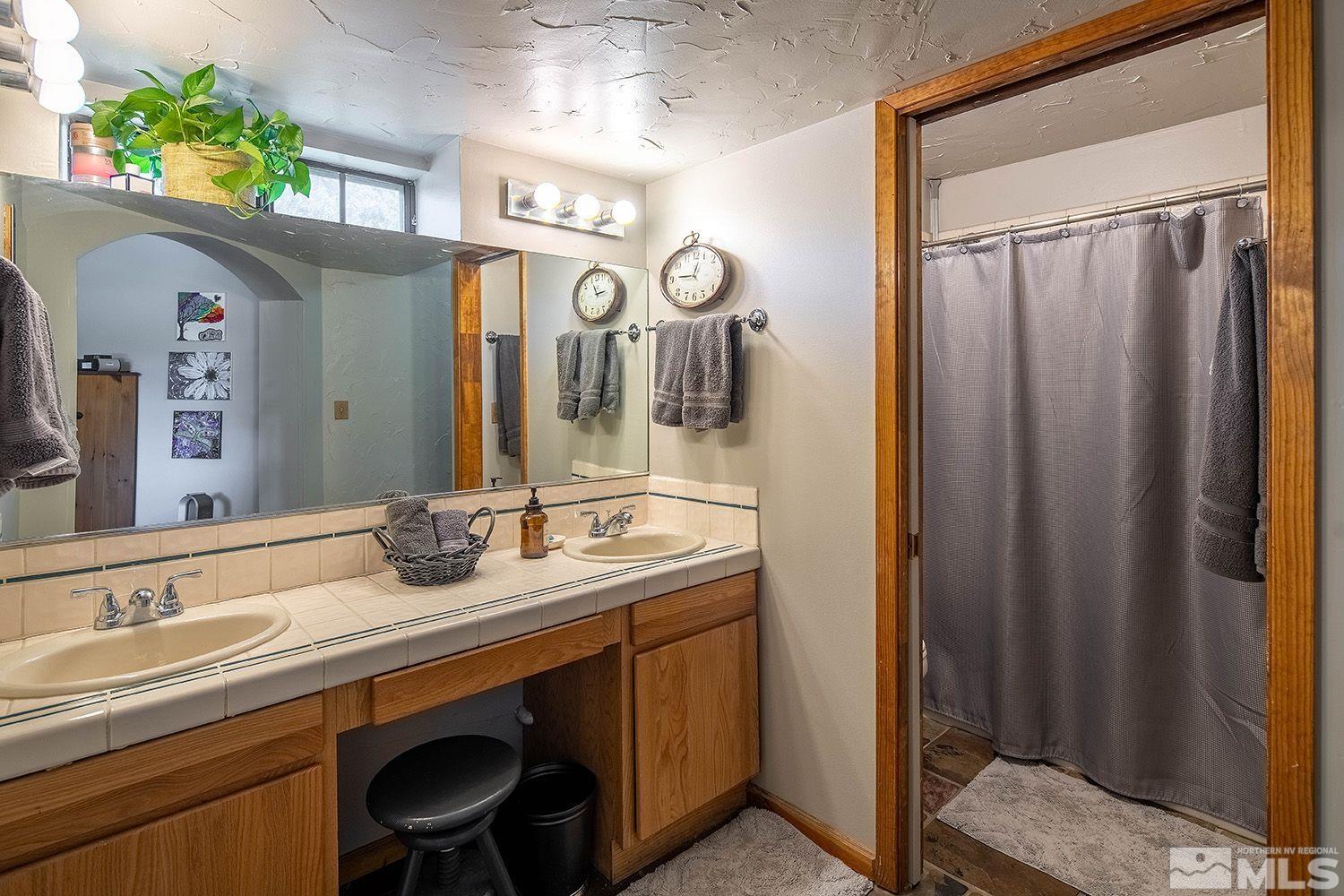 2090 Lousetown Road Reno, NV 89521 - Photo 15 of 30 a bathroom with a sink and a mirror