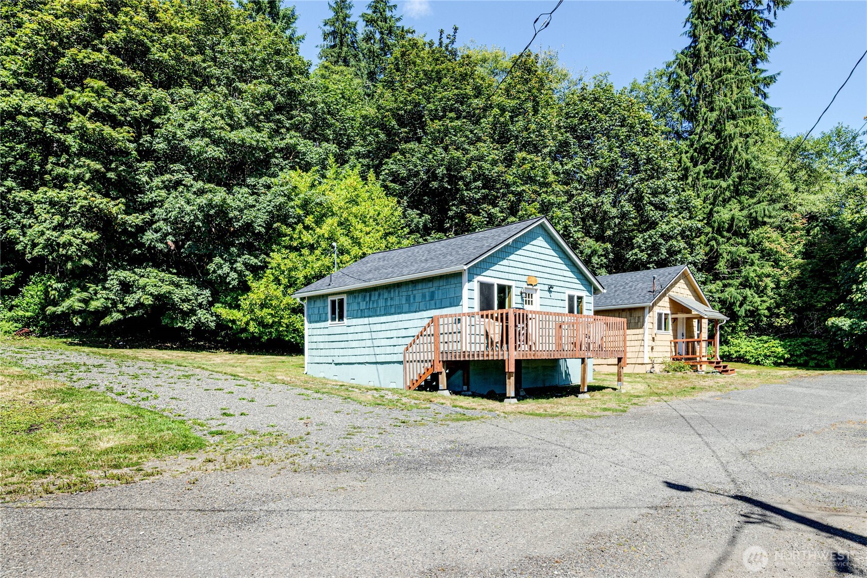 20 Smithville Road Beaver, WA 98305 - Photo 15 of 40 front view of house with a yard