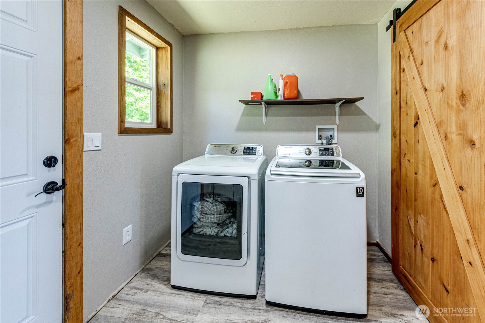 20 Smithville Road Beaver, WA 98305 - Photo 24 of 40 a utility room with dryer and washer