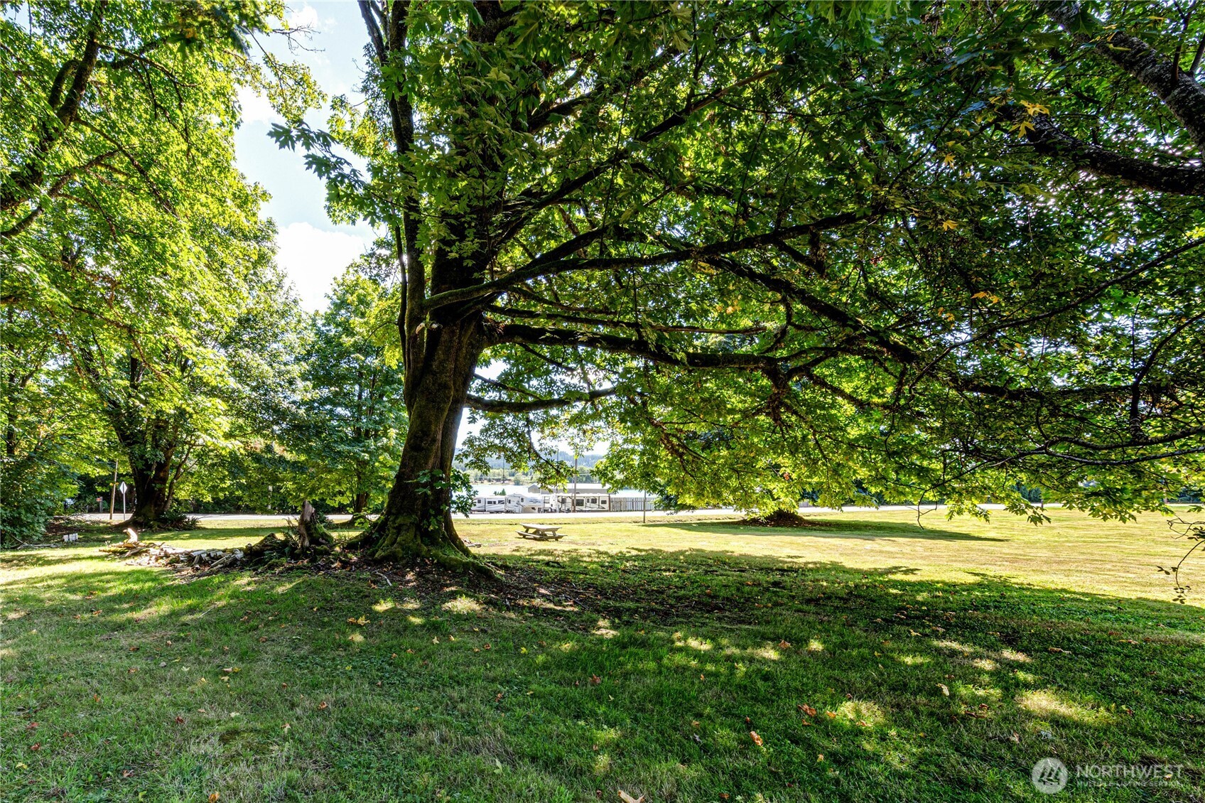 20 Smithville Road Beaver, WA 98305 - Photo 35 of 40 a view of outdoor space with deck and yard