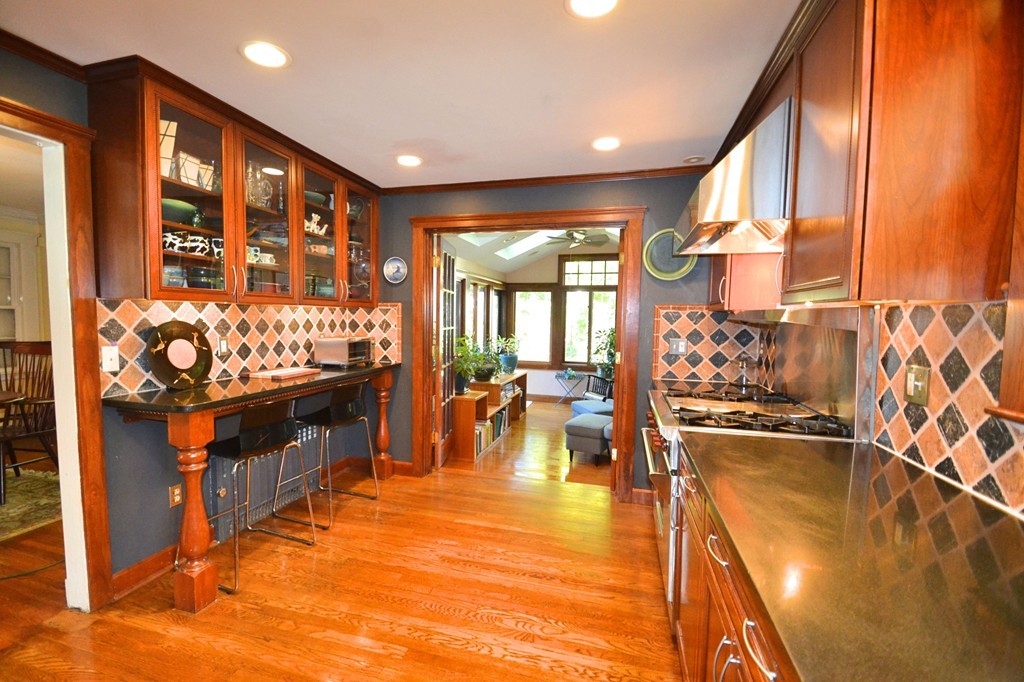 53 Arapahoe Road Newton, MA 02465 - Photo 4 of 25 a kitchen with lots of counter top space