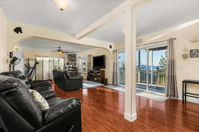 a view of a house with roof deck