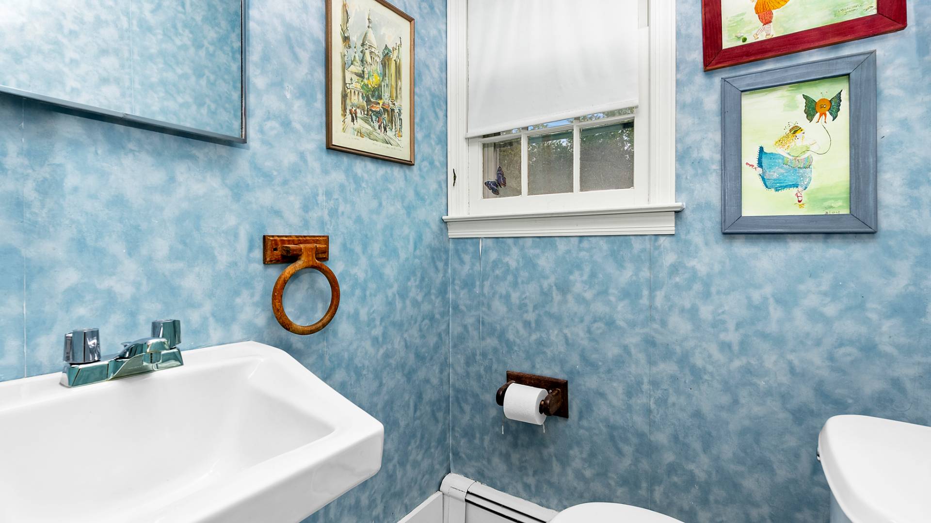 11 Shoridge East Hampton, NY 11937 - Photo 12 of 14 a bathroom with a sink mirror and toilet