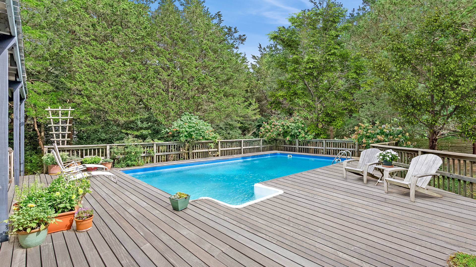 11 Shoridge East Hampton, NY 11937 - Photo 14 of 14 a view of a chairs and table on the wooden deck