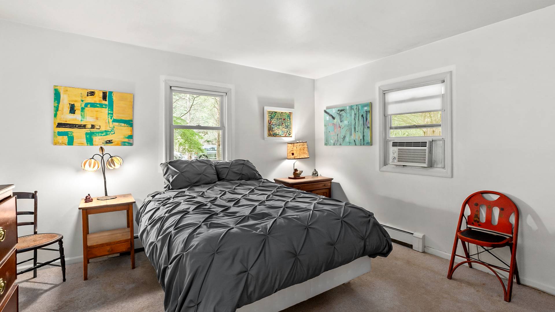 11 Shoridge East Hampton, NY 11937 - Photo 9 of 14 a bedroom with a bed and a dresser next to a window