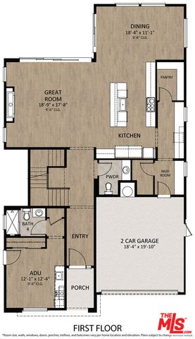 a view of a kitchen with furniture and window