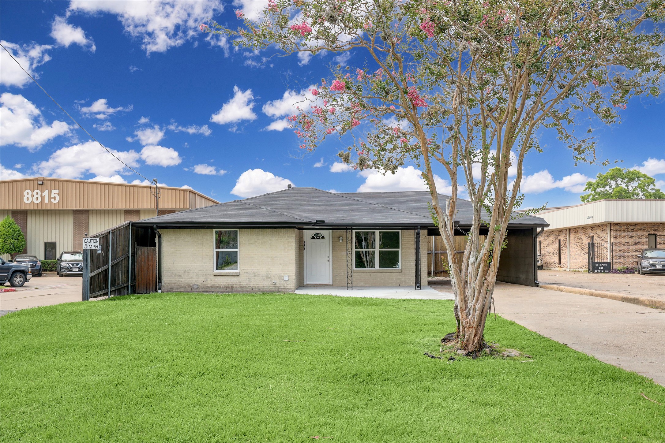 Welcome to your new home at 8817 Emmott! Remodeled kitchen and bathroom with 2023 water heater, 2023 RUUD AC, new windows, new roof and recent pex plumbing. Electrical work includes; rewiring, new outlets and updated switches.