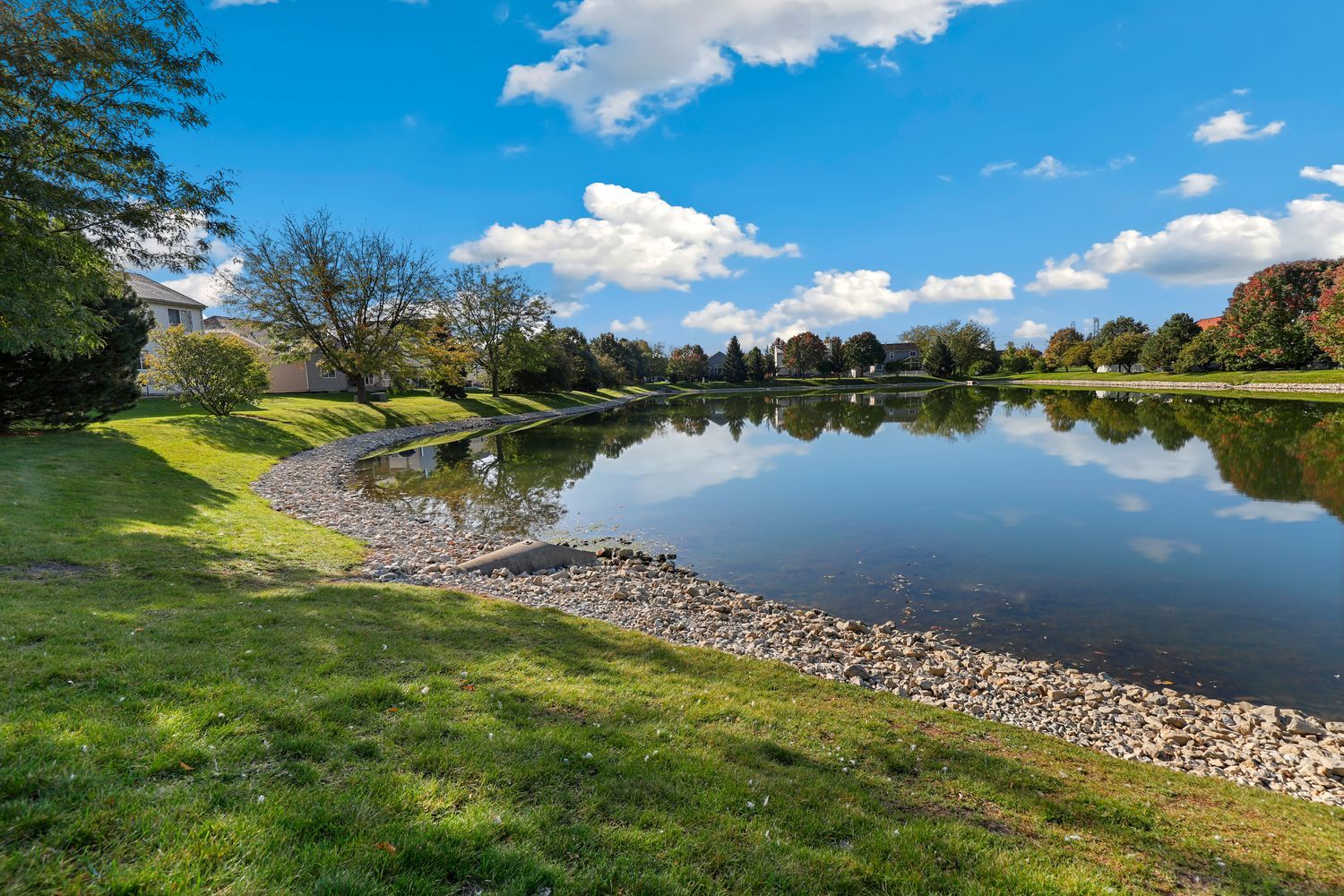 3501 Mustang Road Joliet, IL 60435 - Photo 28 of 35 a view of a lake from a yard