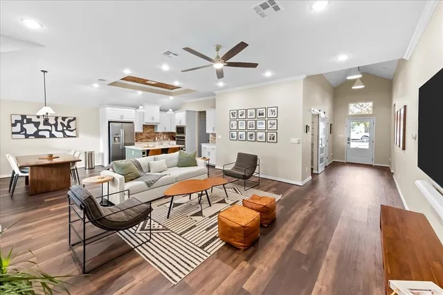 a view of a center kitchen island furniture and windows