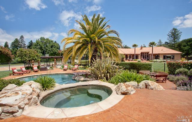 575 McClay Road Novato, CA 94947 - Photo 1 of 1 a view of swimming pool with outdoor seating and plants