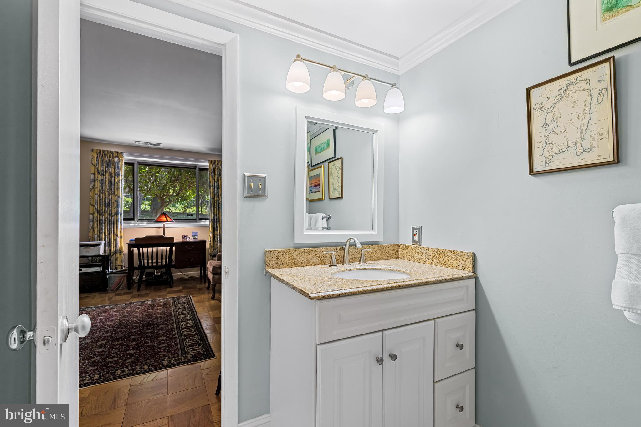 1 Cross Keys Road, Unit 1A Baltimore, MD 21210 - Photo 38 of 52 En-suite 1/2 bath adjoins bedroom #3