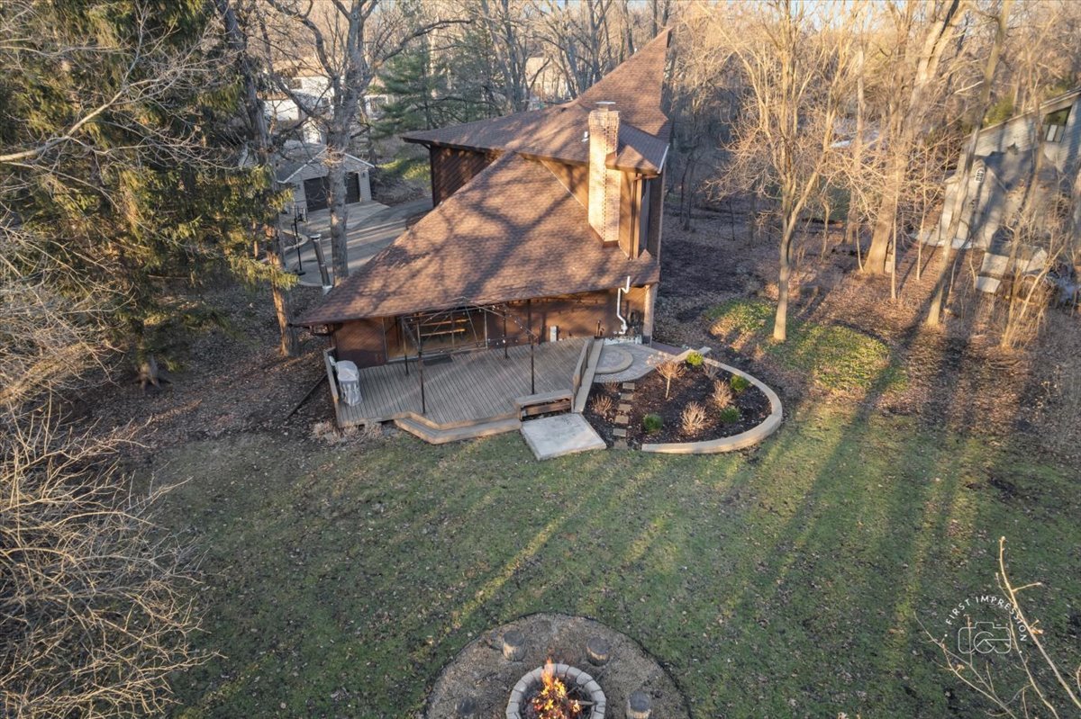 3N286 Klein Road West Chicago, IL 60185 - Photo 32 of 44 a backyard of a house with table and chairs