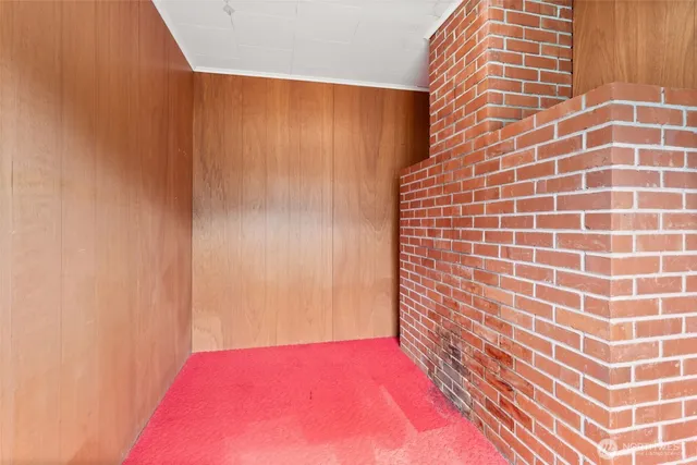 a utility room with closet dryer and washer