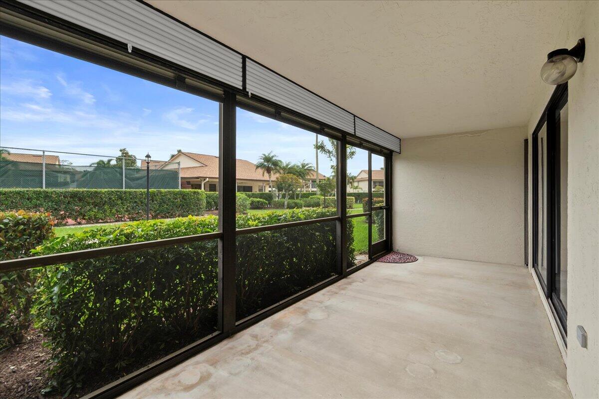 301 Pinecrest Circle, Unit C Jupiter, FL 33458 - Photo 24 of 36 Large Screened Patio