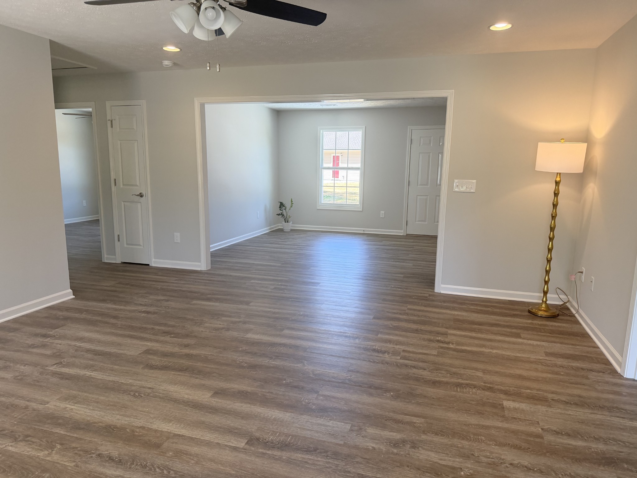 74 6 Mile Board Road Winchester, TN 37398 - Photo 80 of 99 a view of an empty room with wooden floor and a window