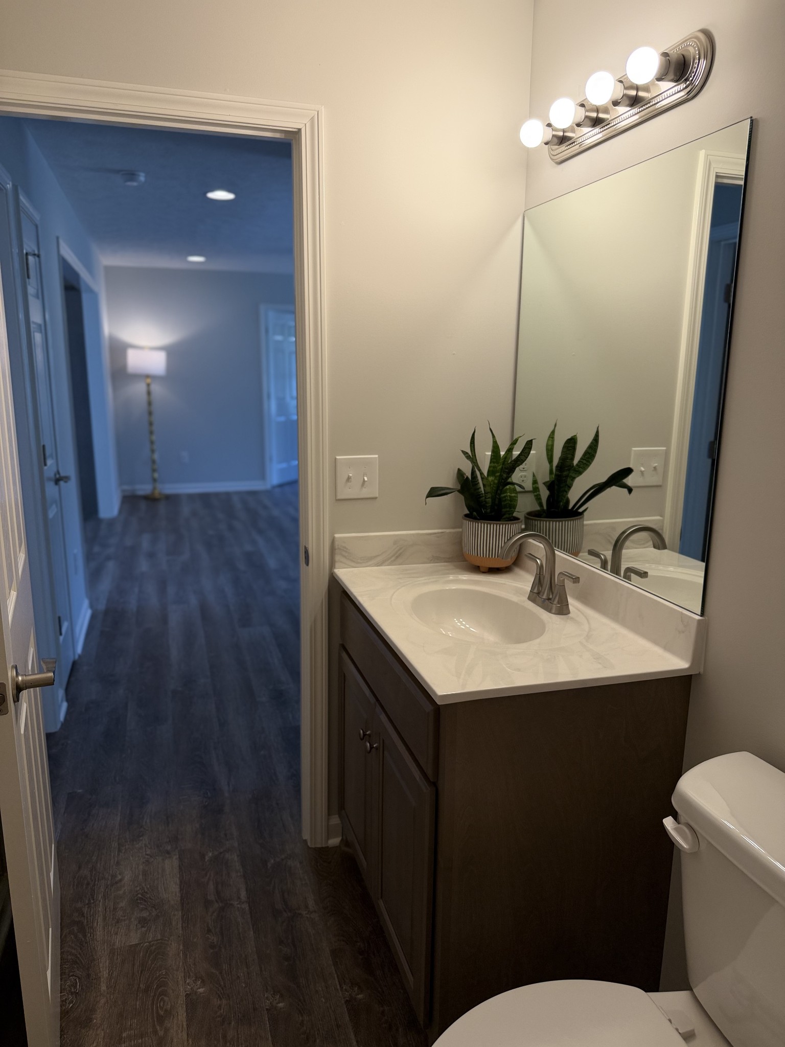 74 6 Mile Board Road Winchester, TN 37398 - Photo 93 of 99 a bathroom with a sink toilet and mirror