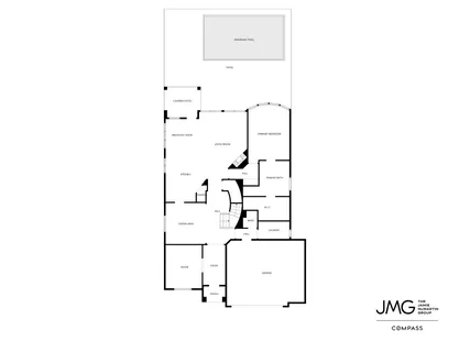 a picture of a bench in room