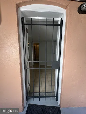 a view of a door