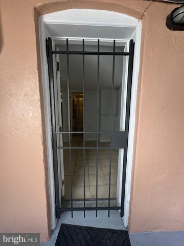 a view of a door