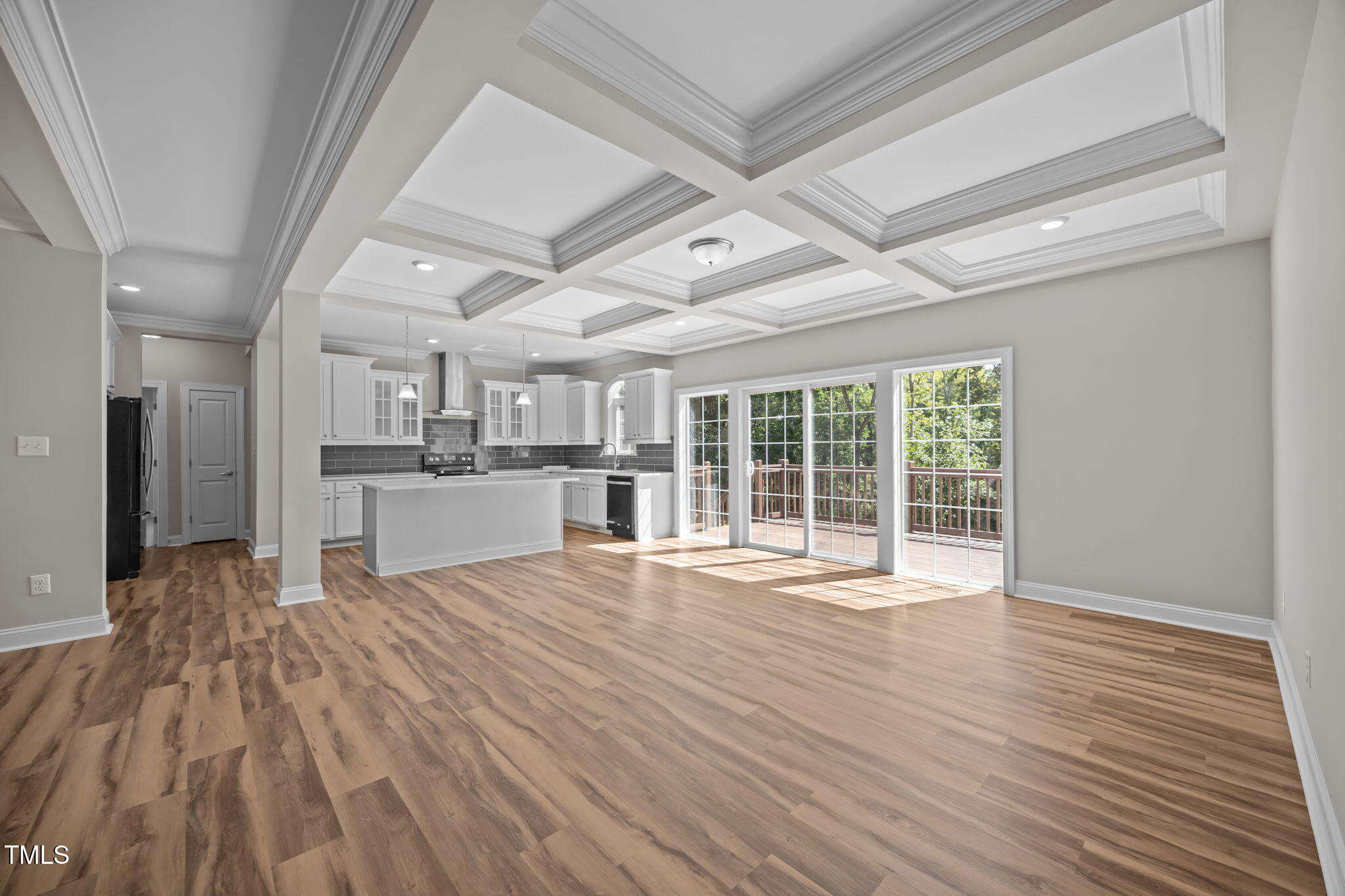 6117 David Moore Road Burlington, NC 27217 - Photo 14 of 51 a view of kitchen with furniture and wooden floor