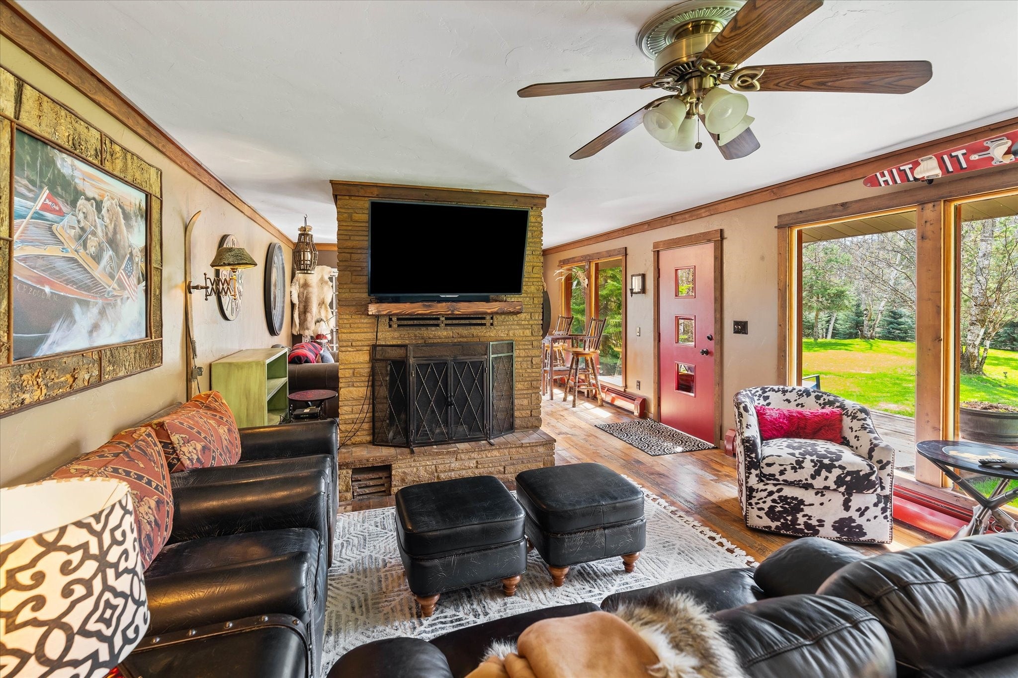 2130 Lion Mountain Loop Road Whitefish, MT 59937 - Photo 17 of 95 Living/Fireplace