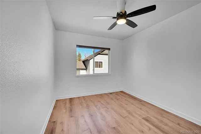 wooden floor in an empty room