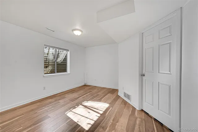 wooden floor in an empty room