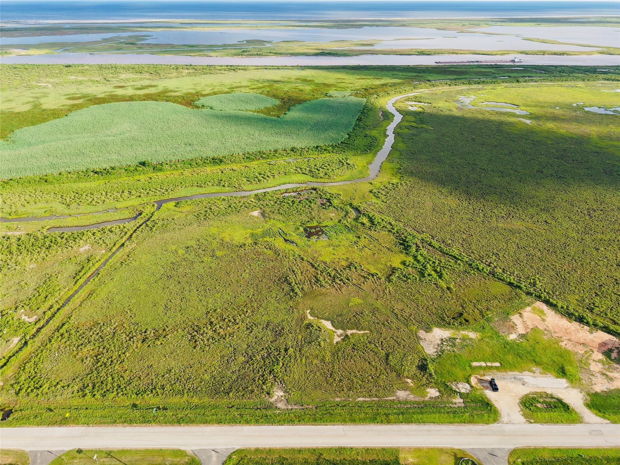 a view of an ocean view