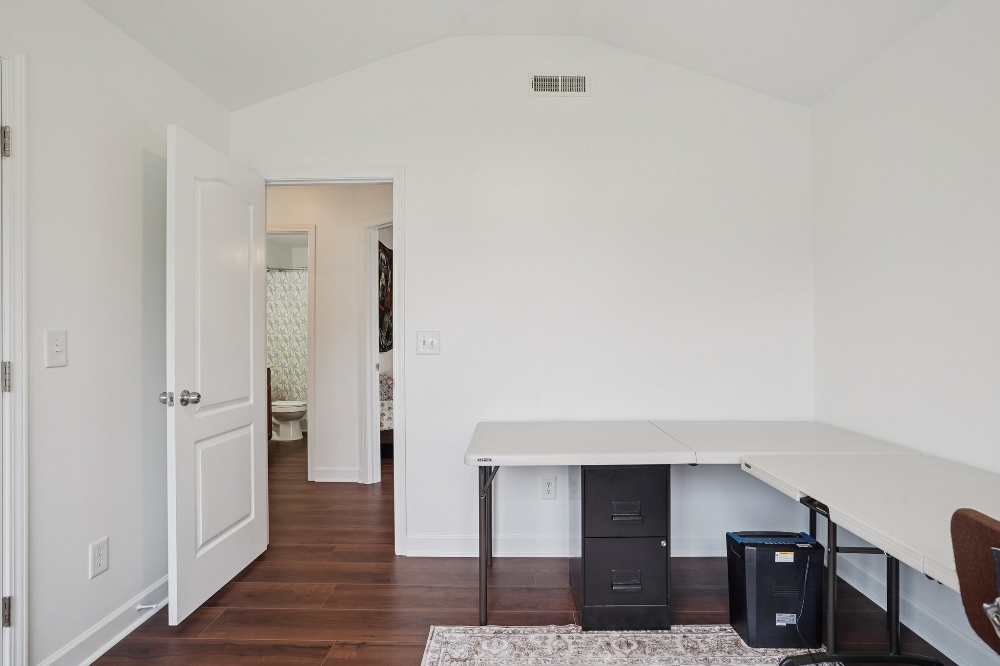 206 Hickory Pointe Dickson, TN 37055 - Photo 17 of 28 a view of a hallway with wooden floor and staircase
