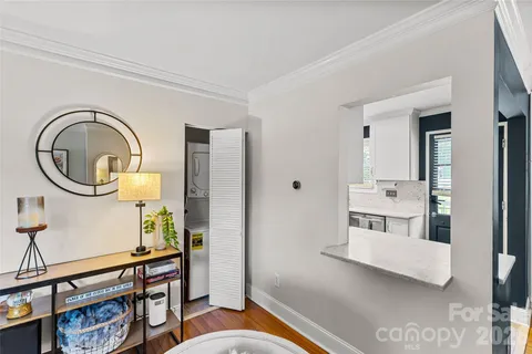 a view of living room and front door