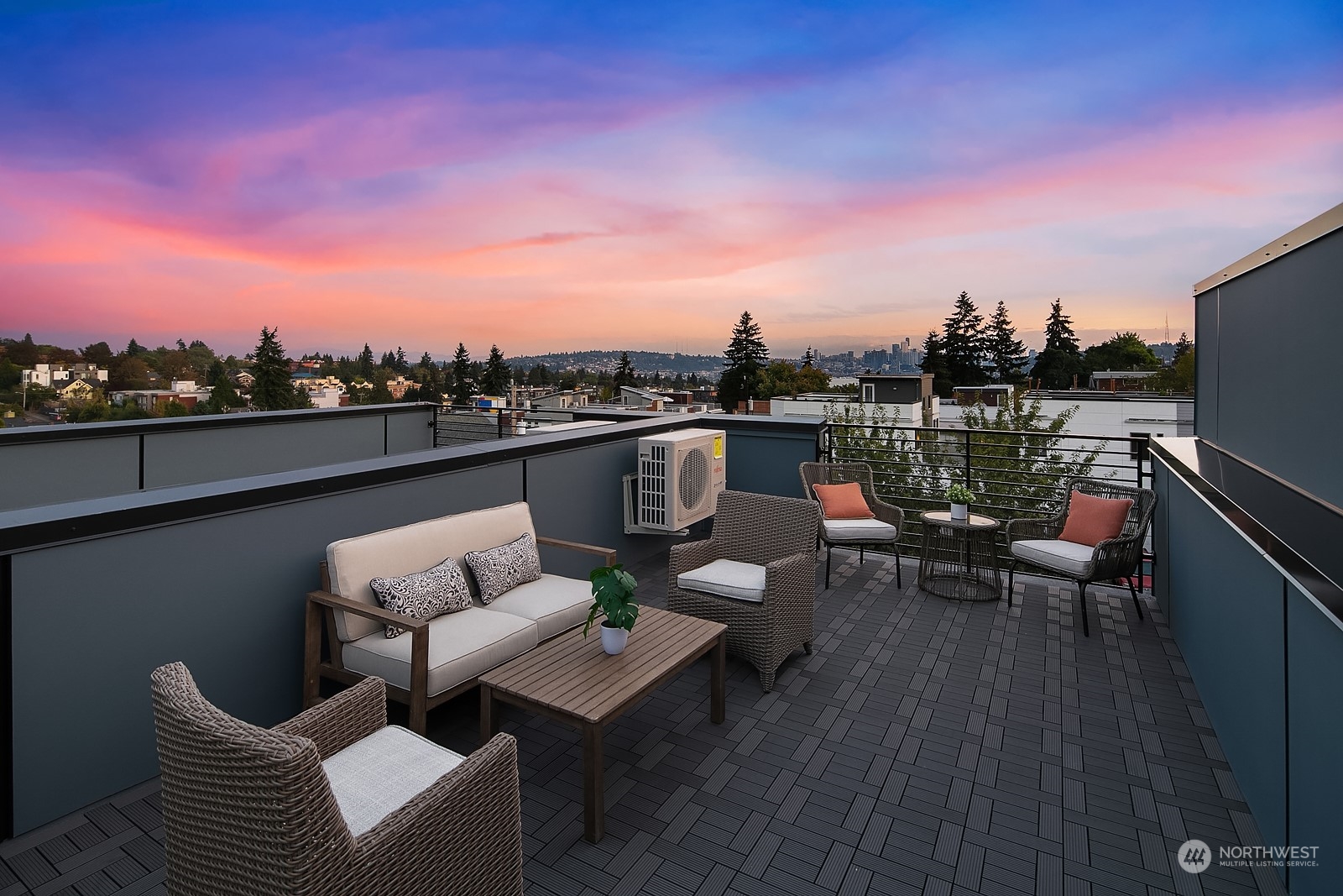 966 North Allen Place Seattle, WA 98103 - Photo 35 of 38 a view of a terrace with couches