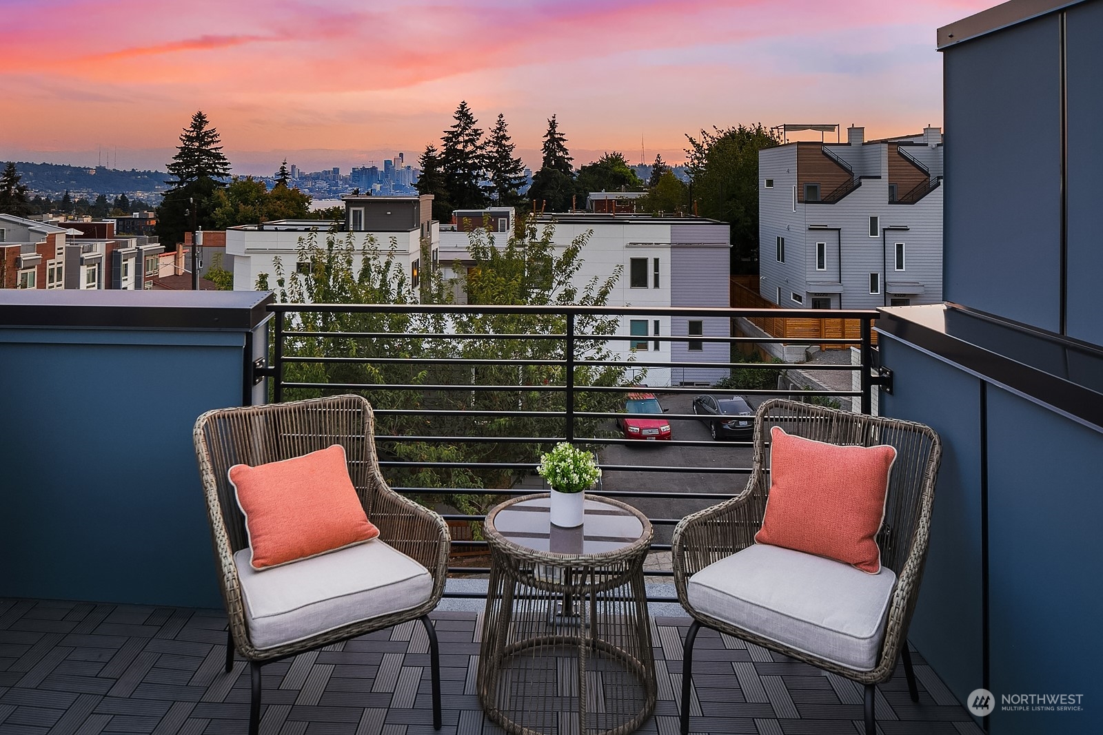966 North Allen Place Seattle, WA 98103 - Photo 36 of 38 a view of a chairs and table in the balcony