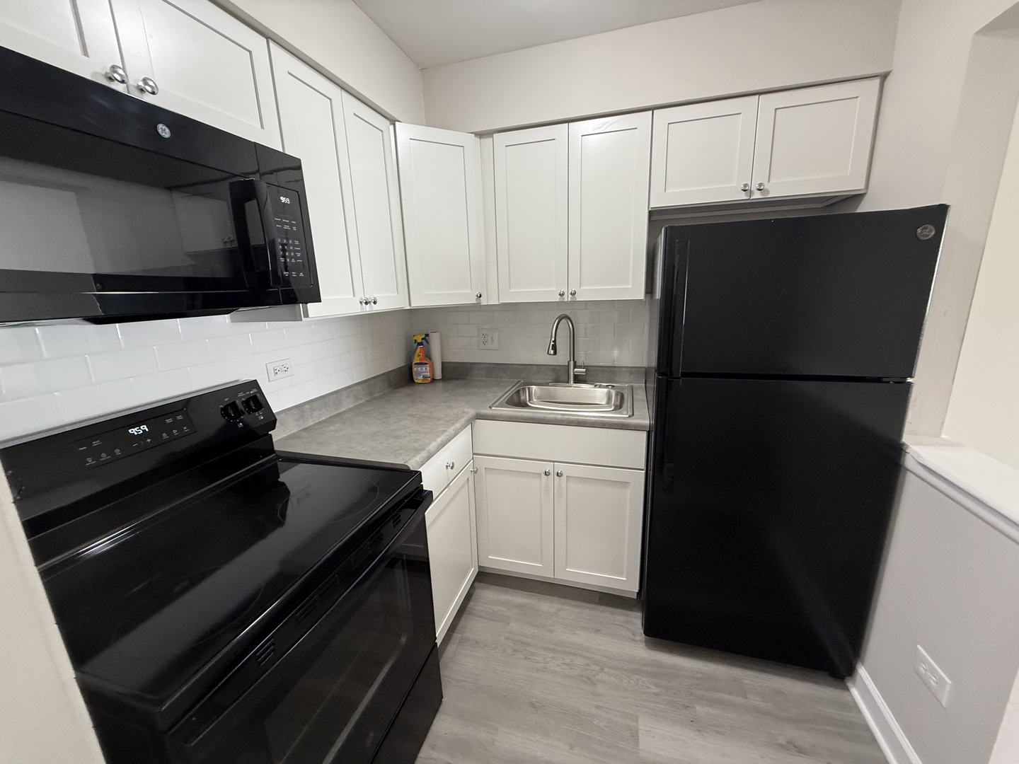 7300 West North Avenue, Unit 1A Elmwood Park, IL 60707 - Photo 12 of 15 a kitchen with a refrigerator stove and microwave