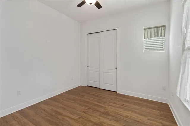 wooden floor in an empty room