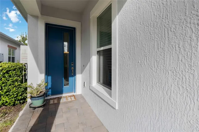 a view of a entryway