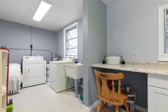 a view of an ocean and beach