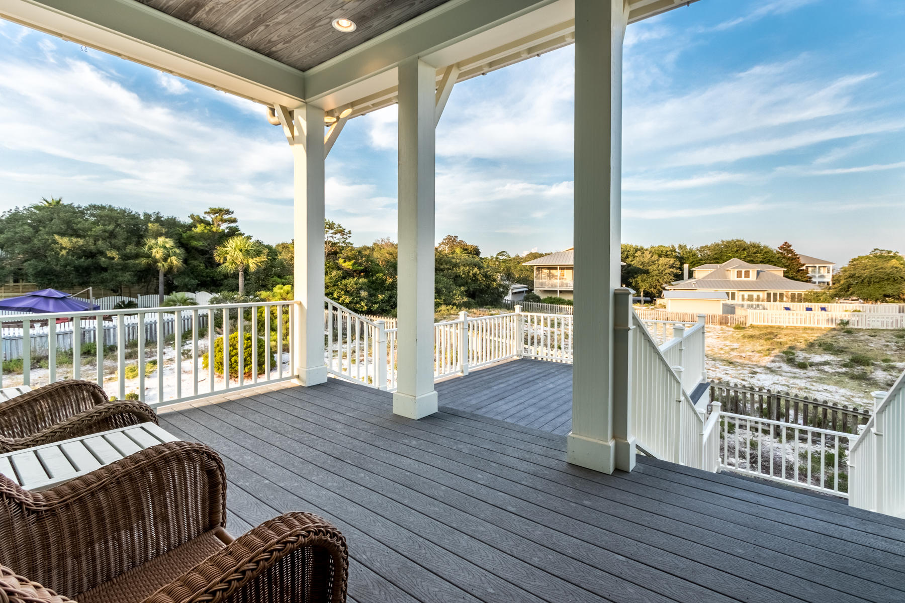 263 Magnolia Street Santa Rosa Beach, FL 32459 - Photo 54 of 95 a view of a balcony with wooden floor