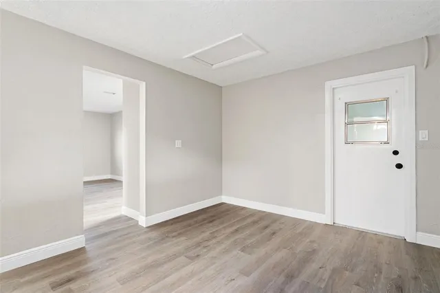 wooden floor in an empty room